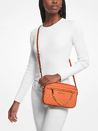 Grand sac à bandoulière Jet Set à logo