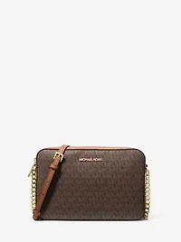 Jet Set Large Printed Logo Crossbody Bag
