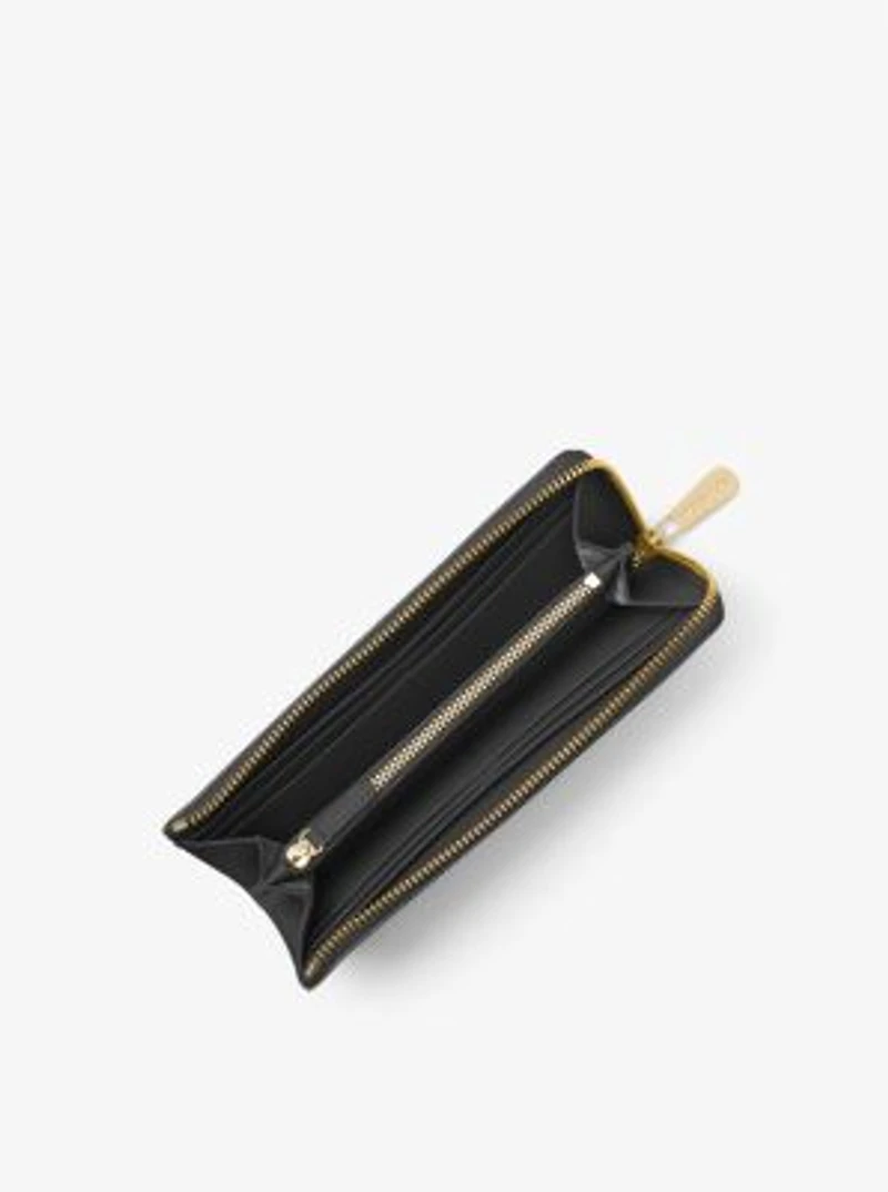 Grand portefeuille Jet Set Travel à logo et fermeture éclair