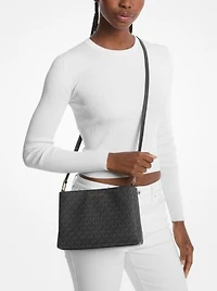 Trisha Medium Logo Crossbody Bag