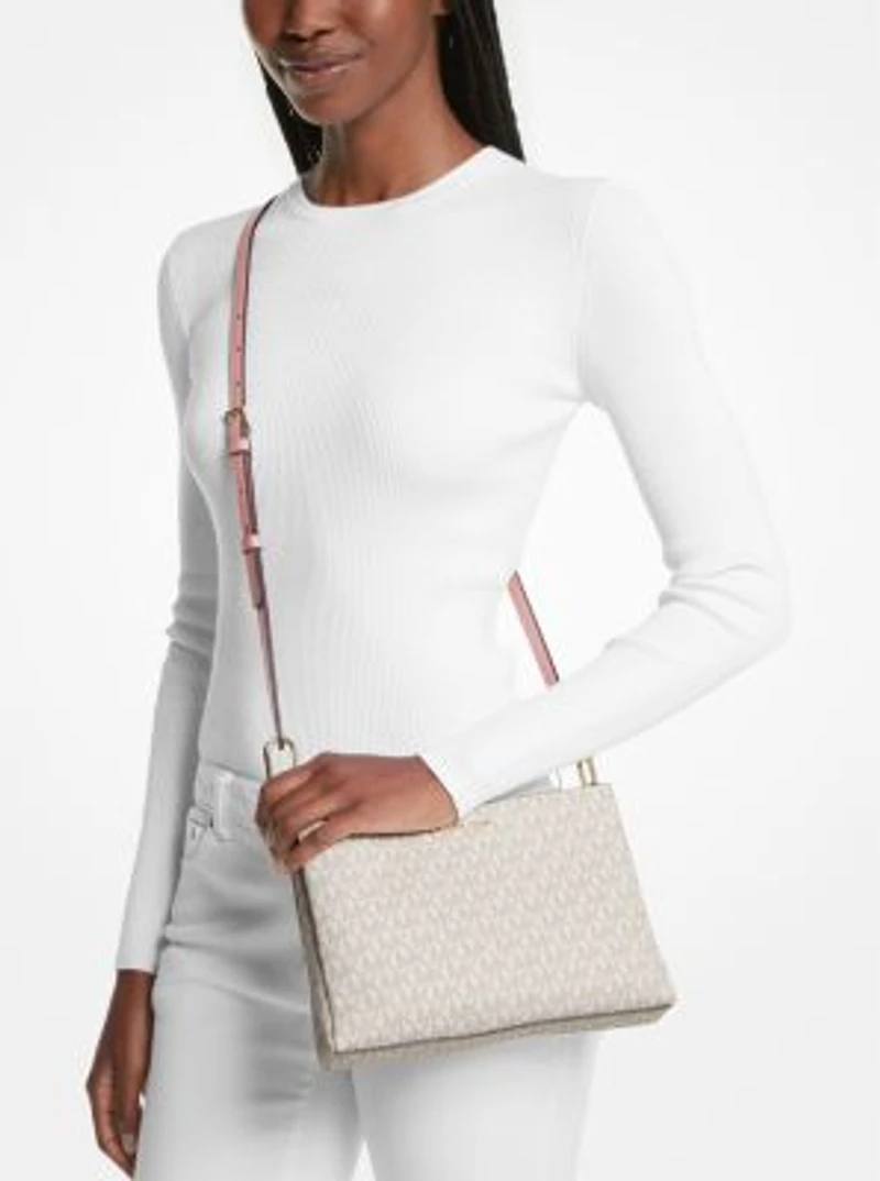 Sac à bandoulière Trisha de taille moyenne à logo