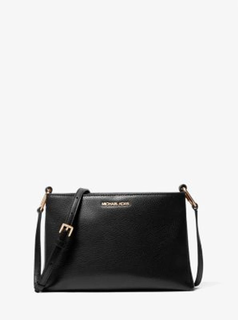 Sac à bandoulière Trisha de taille moyenne en cuir grainé