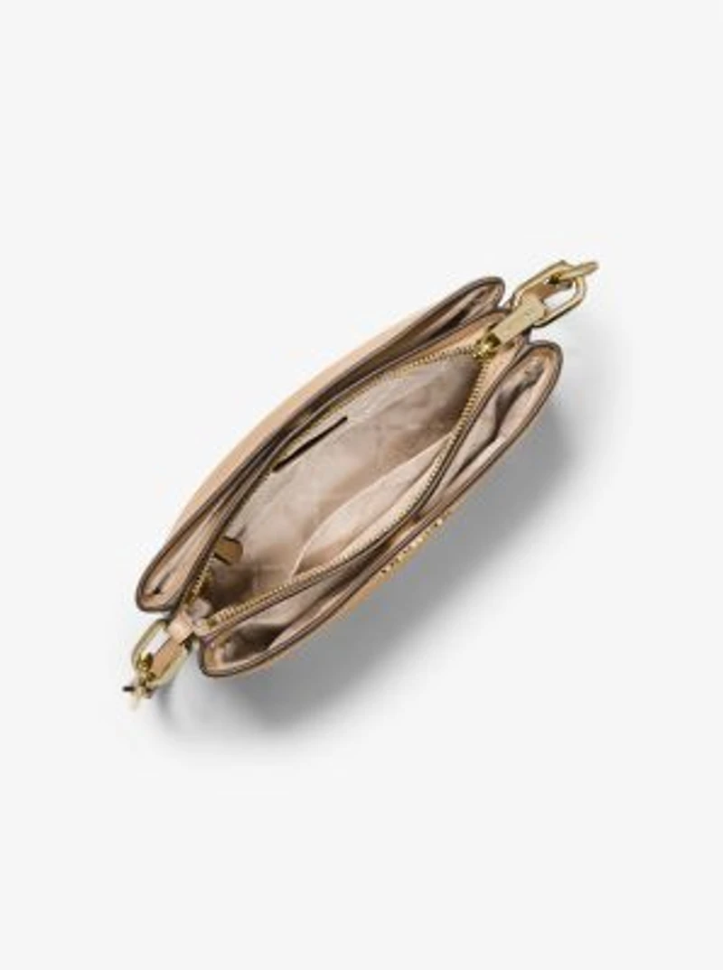 Sac à bandoulière Trisha de taille moyenne en cuir grainé