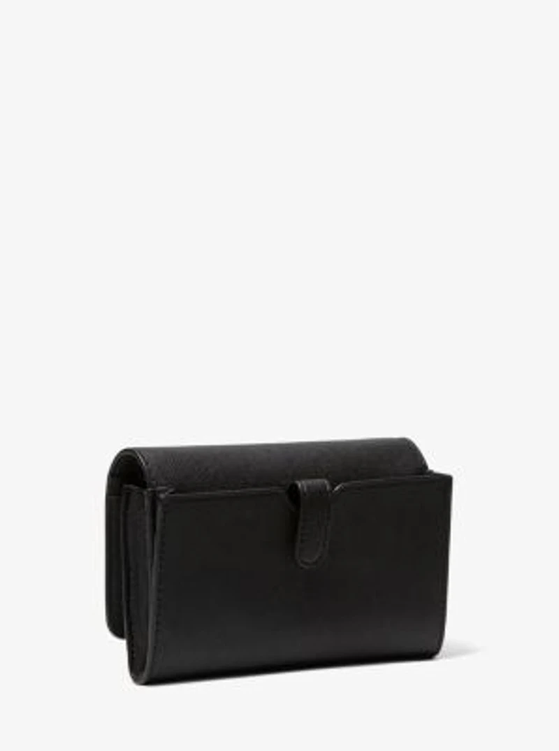 Sac à bandoulière Jet Set Travel de taille moyenne pour téléphone en cuir Saffiano