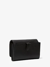 Sac à bandoulière Jet Set Travel de taille moyenne pour téléphone en cuir Saffiano