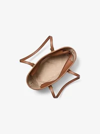 Jet Set Travel Small Logo Top-Zip Tote Bag