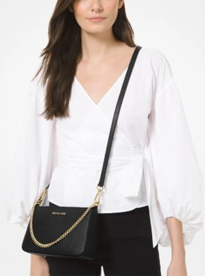 Jet Set Medium Saffiano Leather Crossbody Bag