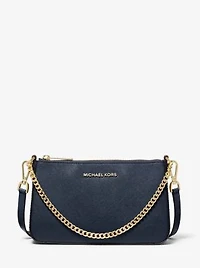 Sac à bandoulière Jet Set de taille moyenne en cuir Saffiano