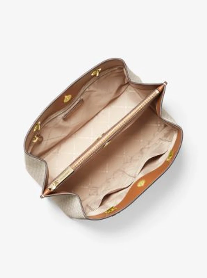 Grand sac à épaule Teagan à logo