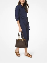 Grand sac à épaule Teagan logo