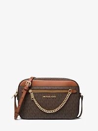 Grand sac à bandoulière Jet Set logo