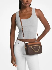 Grand sac à bandoulière Jet Set logo