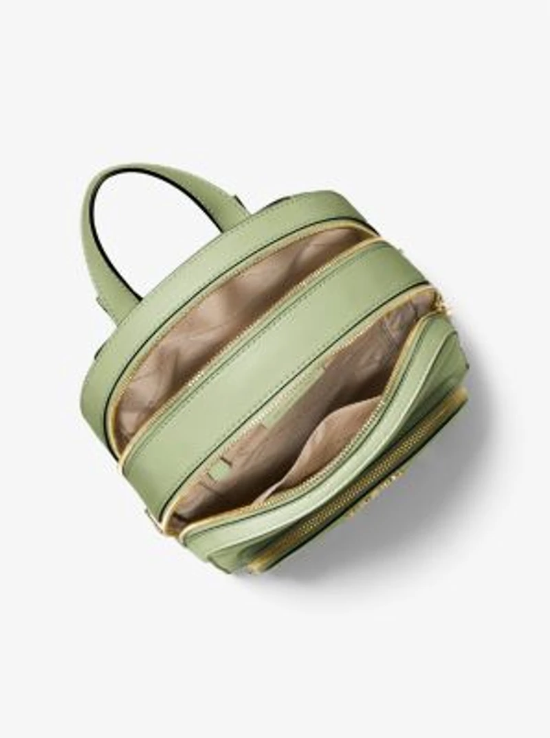 Sac à dos Jaycee de taille moyenne en cuir grainé