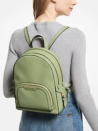 Sac à dos Jaycee de taille moyenne en cuir grainé