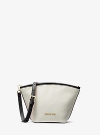 Kimber Small 2-in-1 Perforated and Embossed Faux Leather Tote Bag