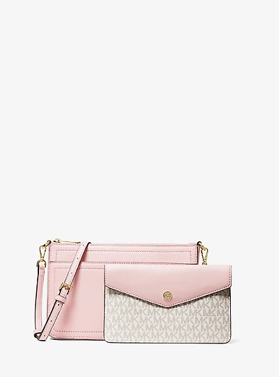 Sac à bandoulière Maisie 3-en-1 de taille moyenne en cuir grainé