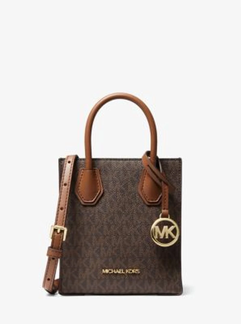 Très petit sac à bandoulière Mercer en toile logo et cuir