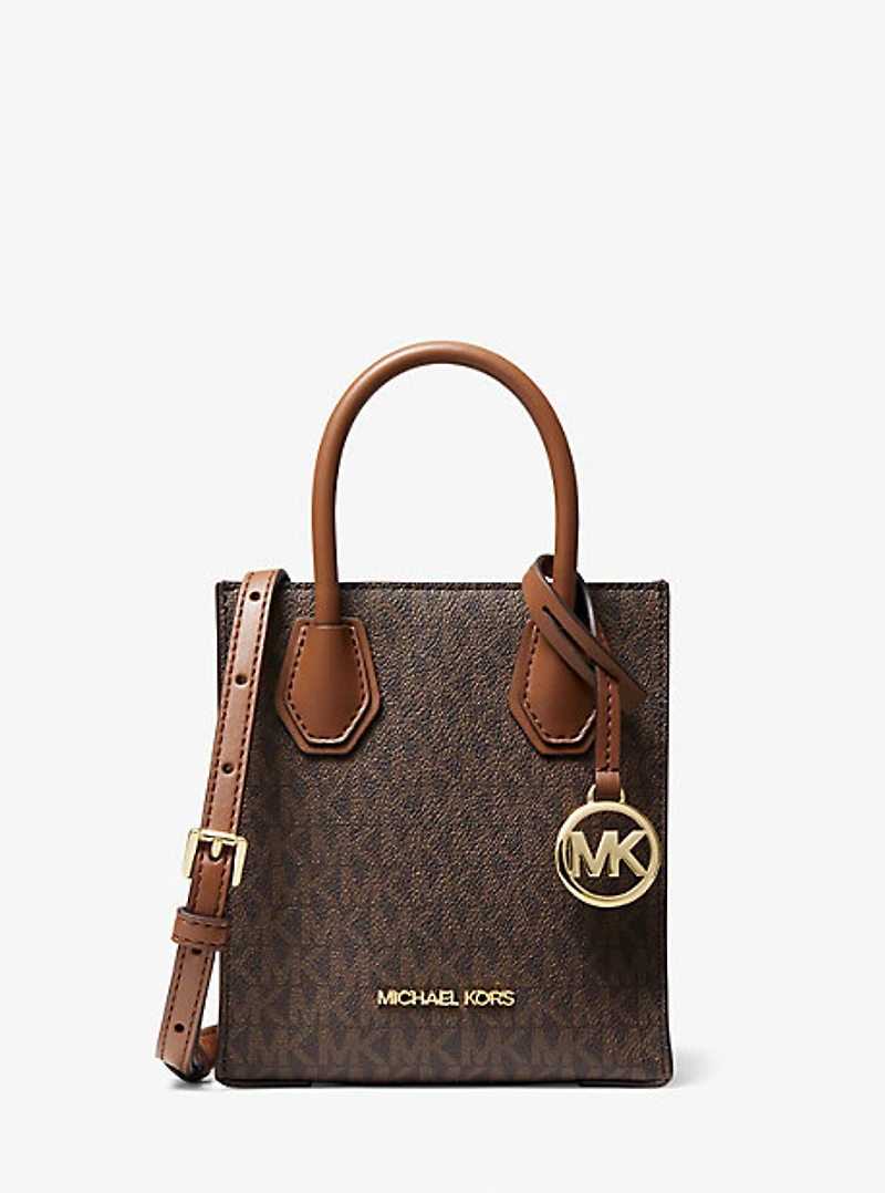 Très petit sac à bandoulière Mercer en toile logo et cuir