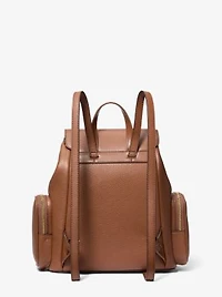 Sac à dos Jet Set de taille moyenne en cuir grainé