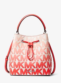Suri Medium Graphic Logo Print Faux Leather Crossbody Bag