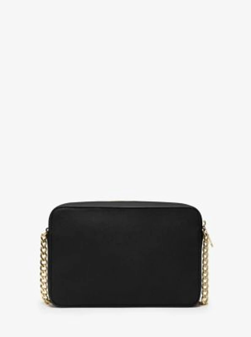 Grand sac à bandoulière Jet Set en cuir Saffiano