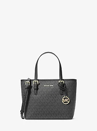 Jet Set Travel Extra-Small Logo Top-Zip Tote Bag