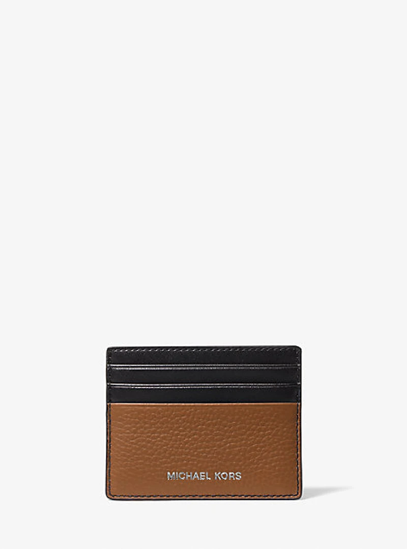 Cooper Pebbled Leather Tall Card Case