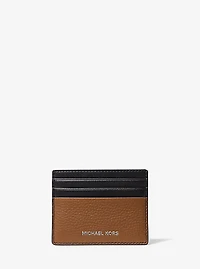 Cooper Pebbled Leather Tall Card Case