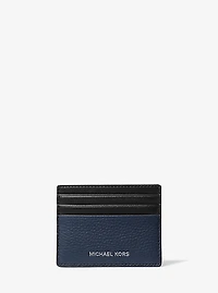 Cooper Pebbled Leather Tall Card Case
