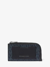 Logo Zip-Around Card Case