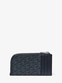 Logo Zip-Around Card Case