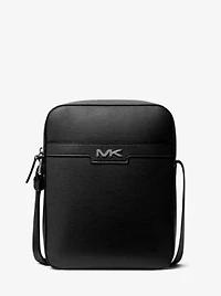 Cooper Textured Faux Leather Flight Bag