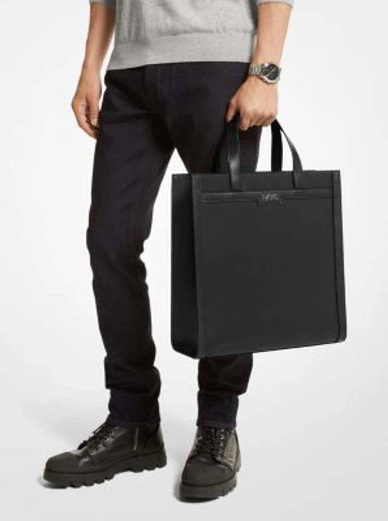 Sac fourre-tout Cooper en faux cuir texturé