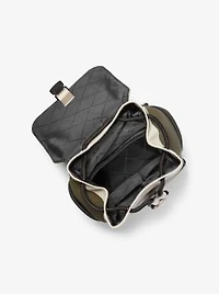 Sac à une bretelle Kent en jacquard de nylon logo