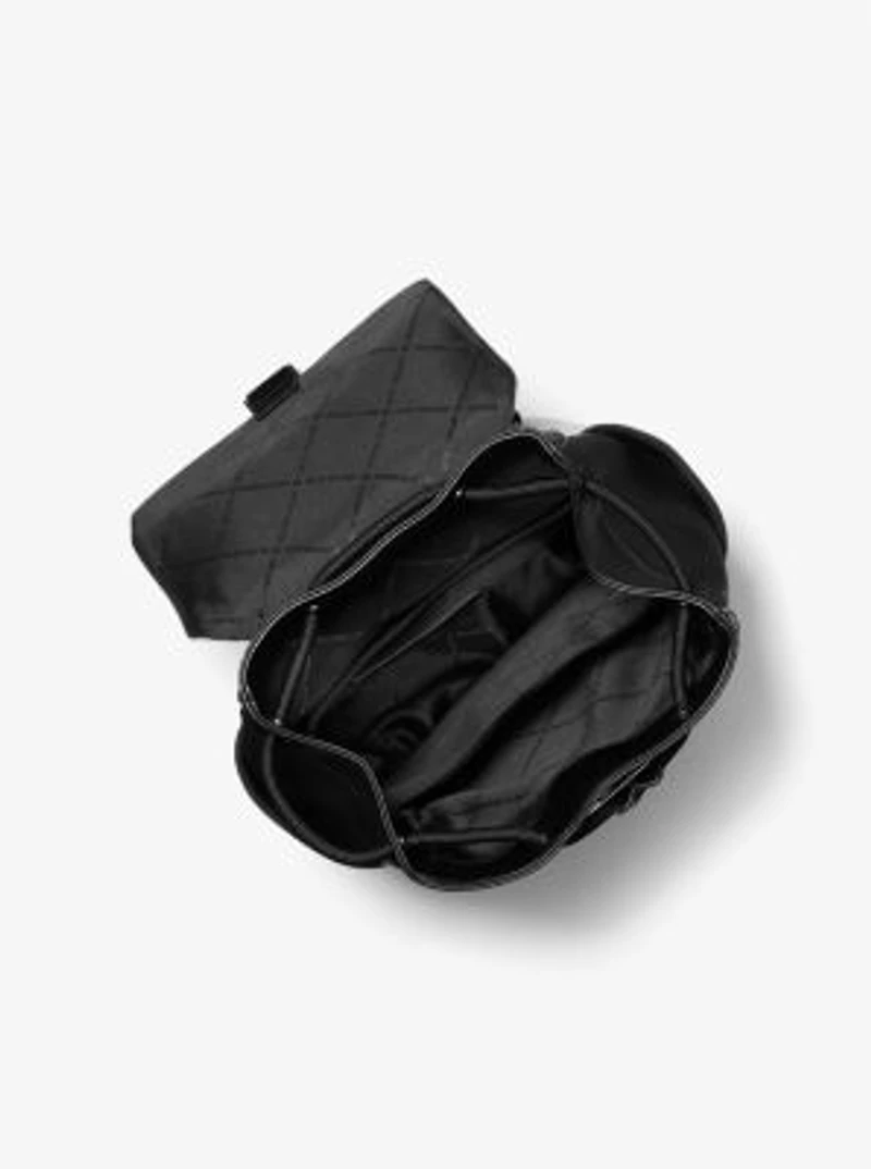 Sac à une bretelle Kent en jacquard de nylon à logo