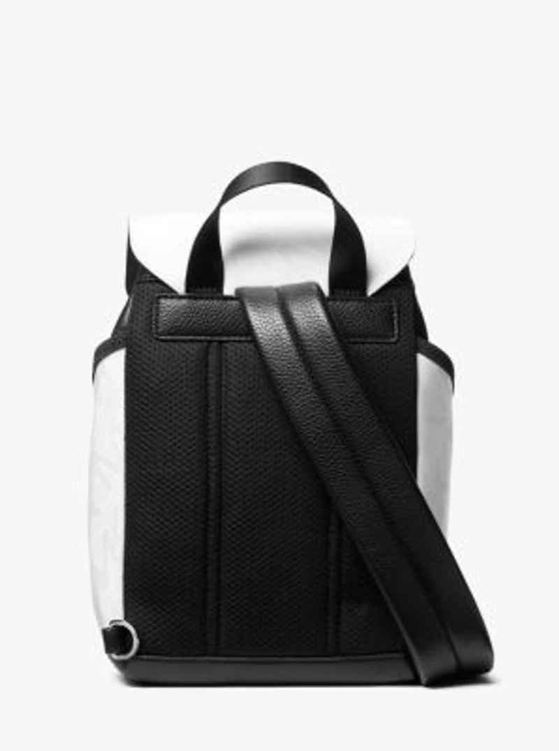 Sac à une bretelle Kent en jacquard de nylon à logo