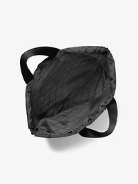 Logo Print Drawstring Backpack