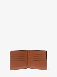 Portefeuille Hudson en cuir gaufré à motif crocodile