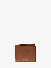 Harrison Crossgrain Leather Billfold Wallet With Passcase