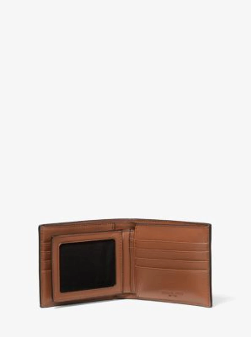 Harrison Crossgrain Leather Billfold Wallet With Passcase