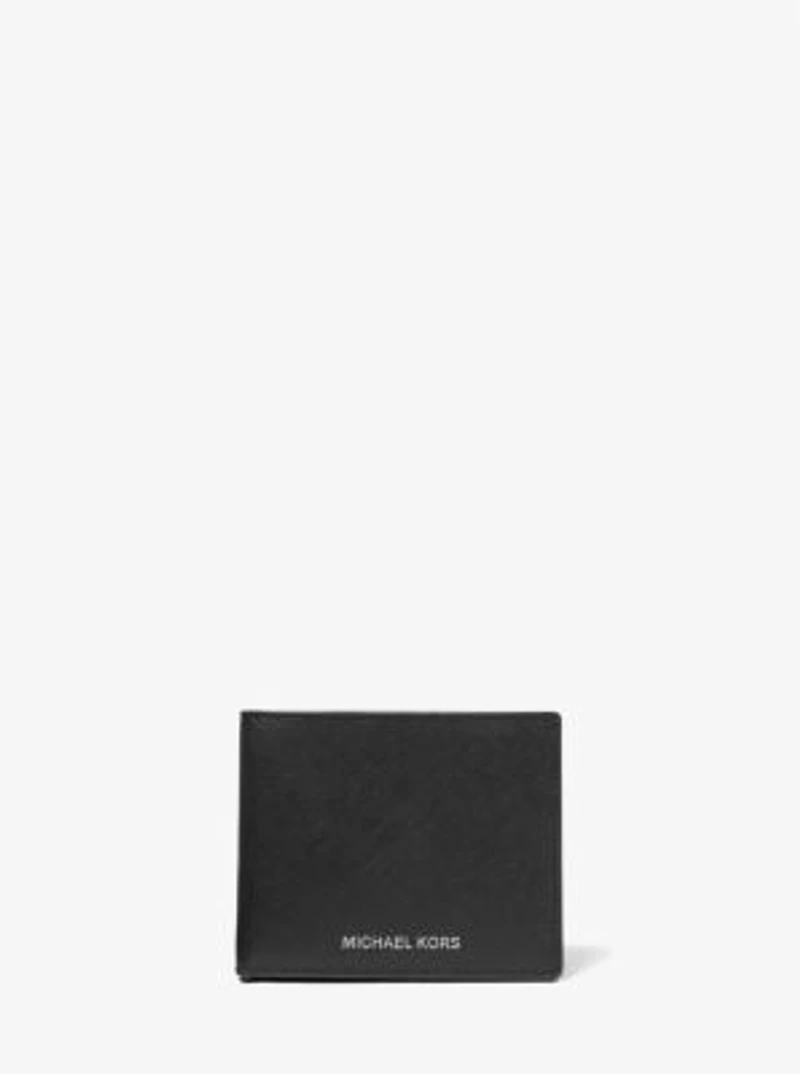 Harrison Crossgrain Leather Slim Billfold Wallet