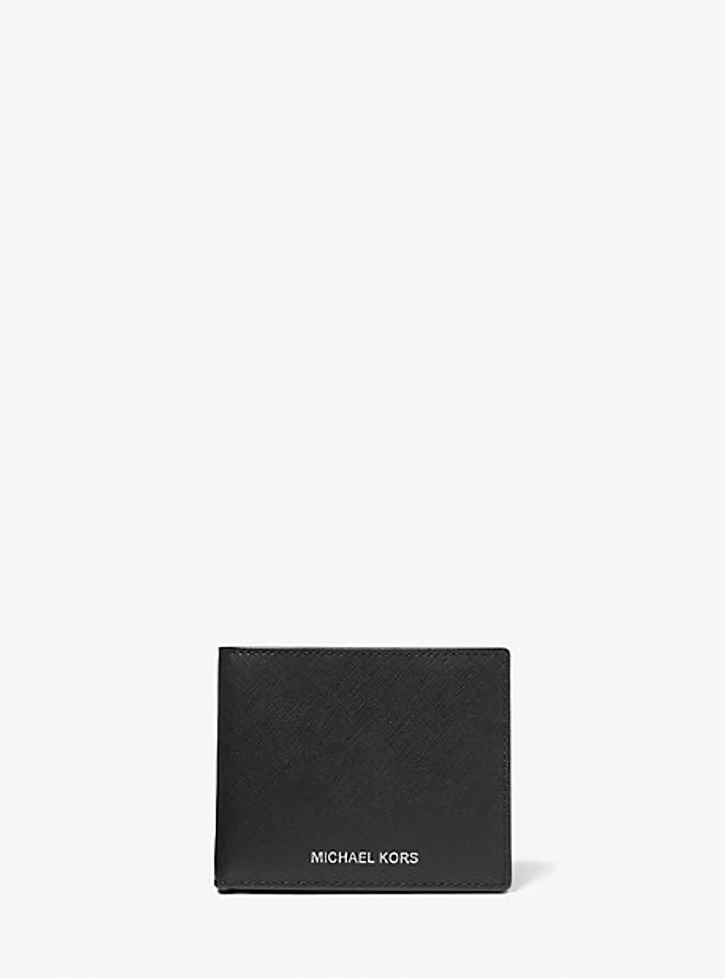 Harrison Crossgrain Leather Slim Billfold Wallet