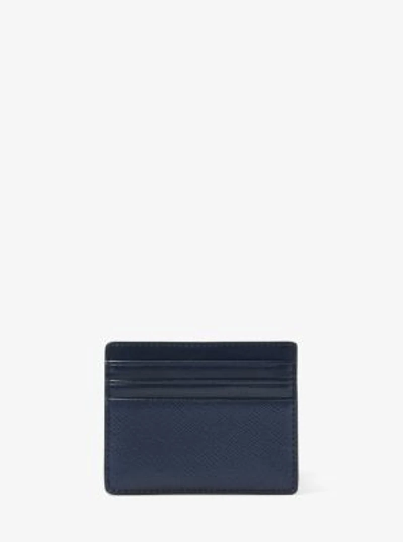 Harrison Crossgrain Leather Tall Card Case
