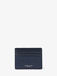 Harrison Crossgrain Leather Tall Card Case