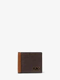 Portefeuille Hudson en cuir à deux tons