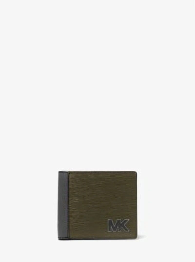 Hudson Two-Tone Leather Billfold Wallet
