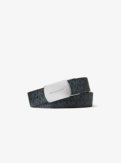 Ceinture réversible en cuir à logo