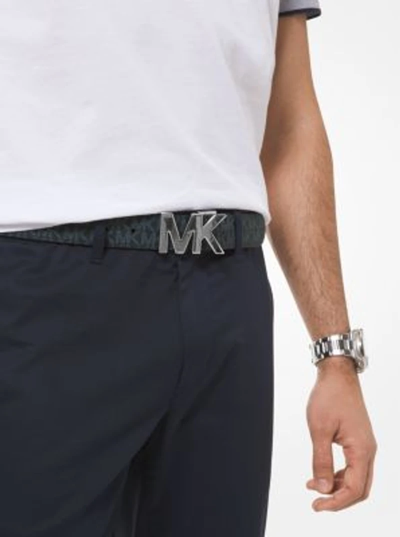 Reversible Logo Buckle Belt
