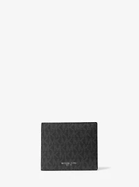 Logo Belt and Billfold Wallet Set