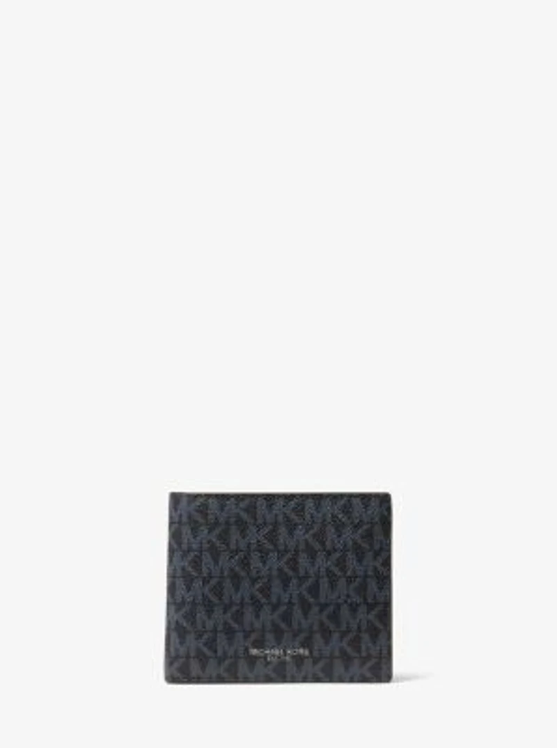 Ensemble ceinture et portefeuille à logo